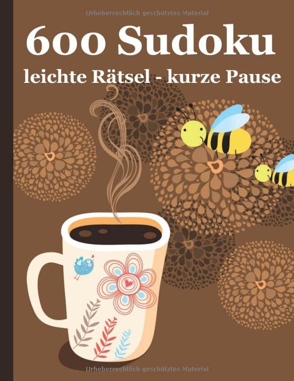 600 Sudoku leichte Rätsel - kurze Pause book