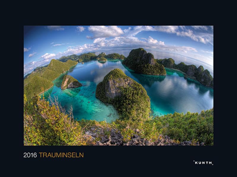 KUNTH Kalender Trauminseln 2016 (KUNTH Wandkalender Black Edition) Leisure, Home & Garden