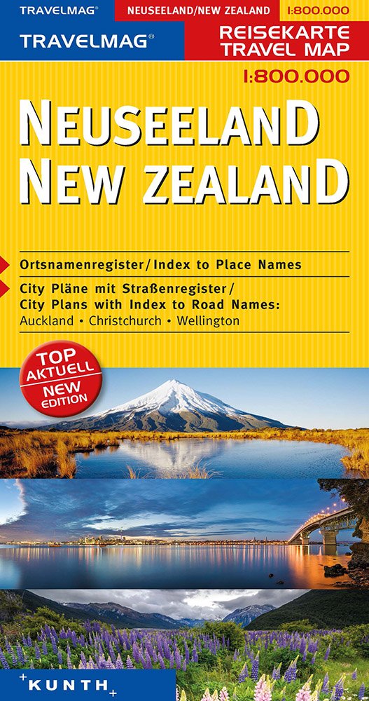 KUNTH Reisekarte Neuseeland 1:800000: 1:800000 Leisure, Home & Garden