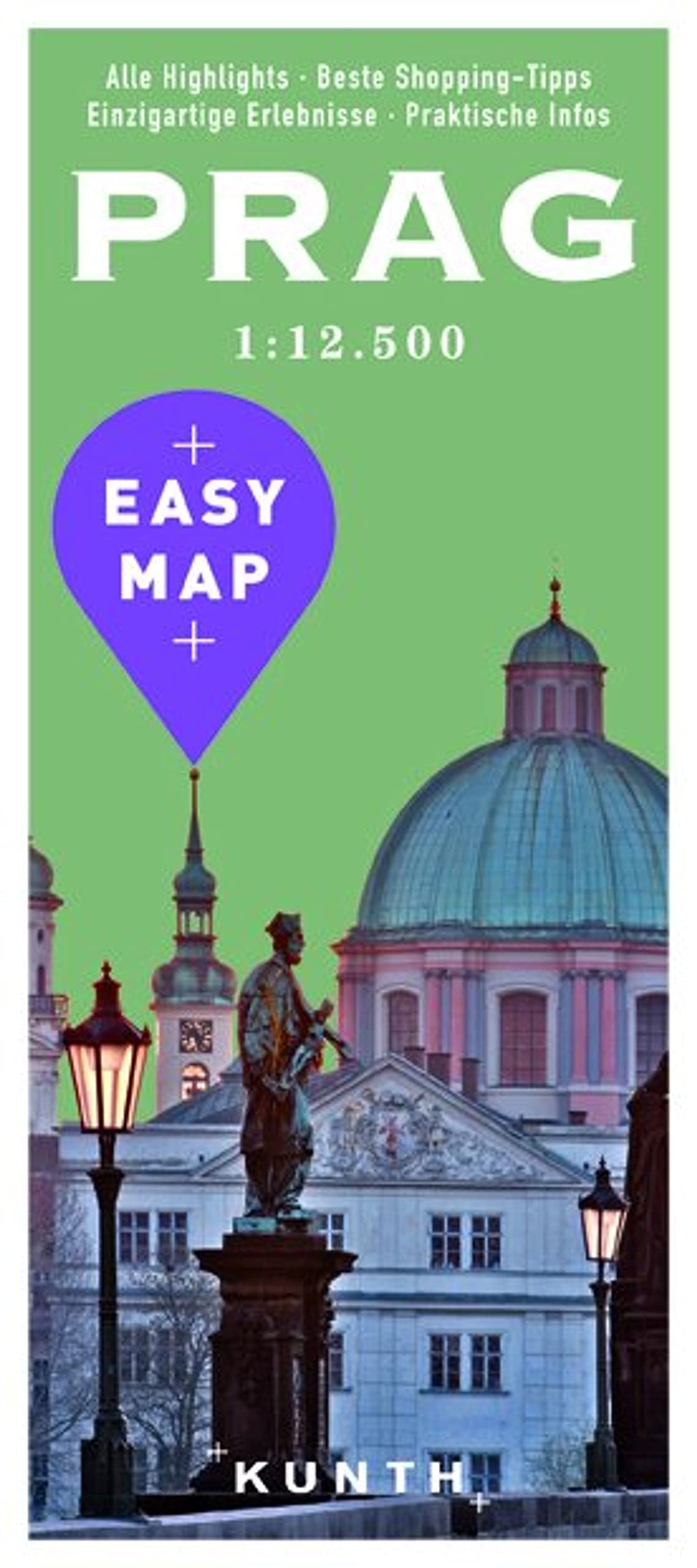 KUNTH EASY MAP Prag 1:12.500 Leisure, Home & Garden