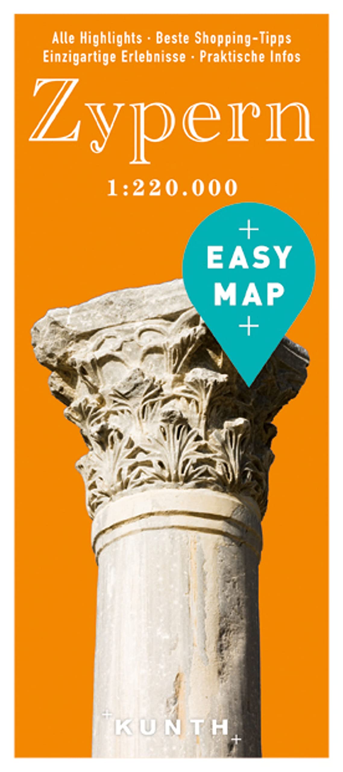 EASY MAP Deutschland/Europa Zypern Leisure, Home & Garden