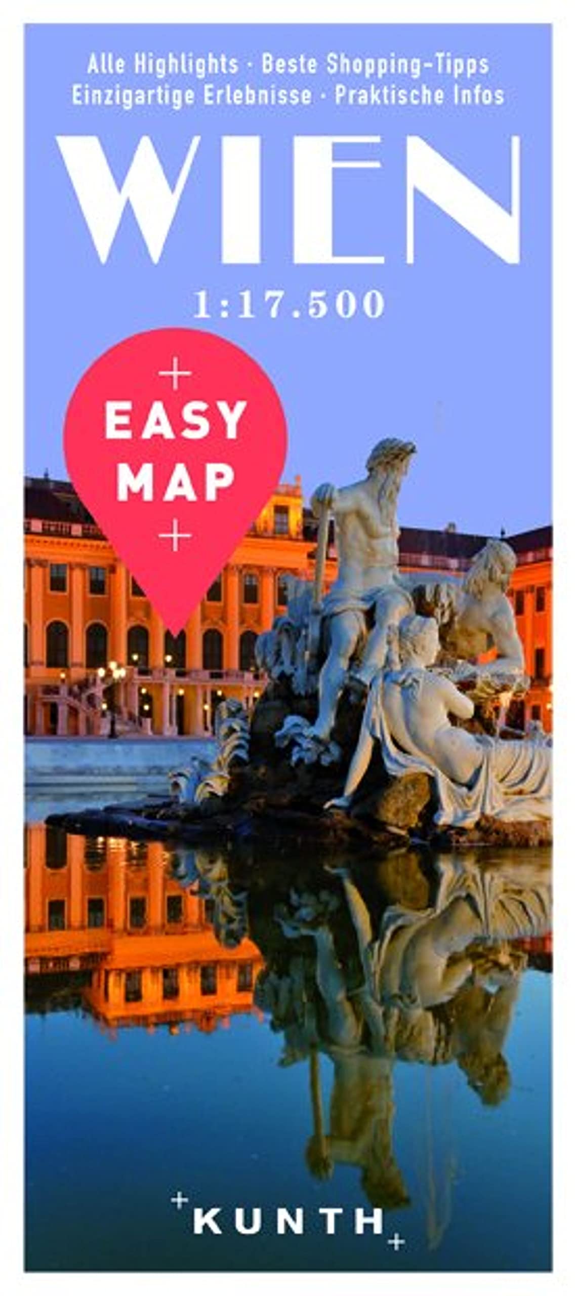 KUNTH EASY MAP Wien 1:17.500 Leisure, Home & Garden