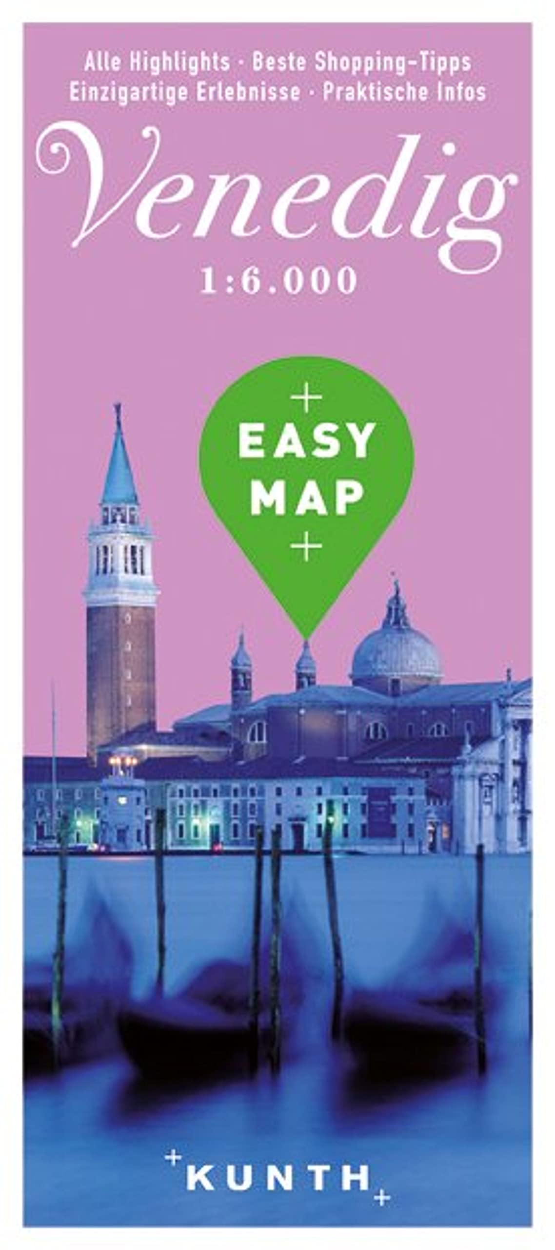 KUNTH EASY MAP Venedig 1:6.000 Leisure, Home & Garden