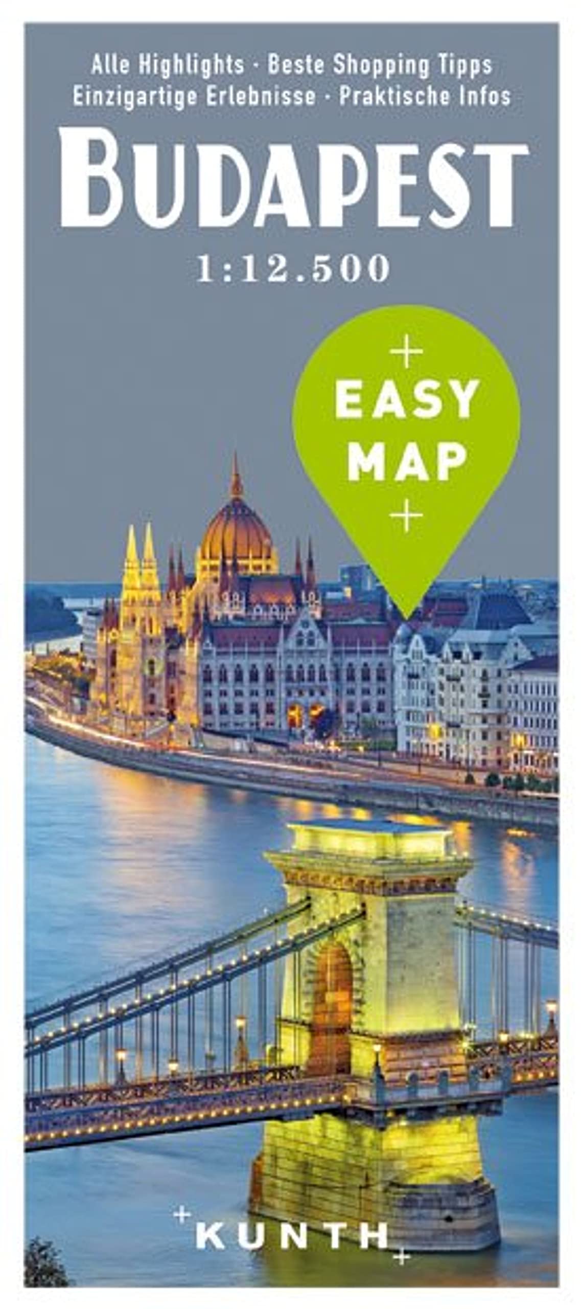 Product Image: KUNTH EASY MAP Budapest 1:12.500