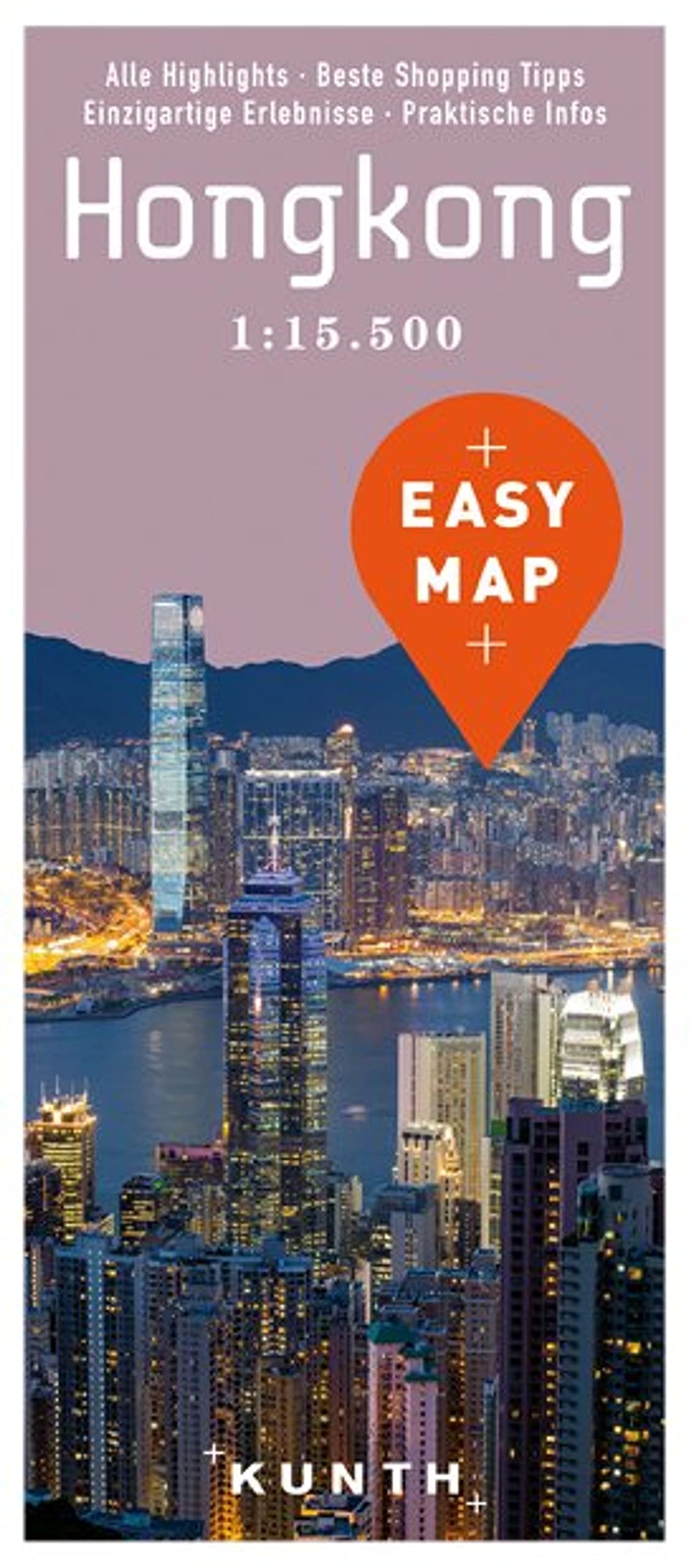 KUNTH EASY MAP Hongkong 1:15.500 Leisure, Home & Garden