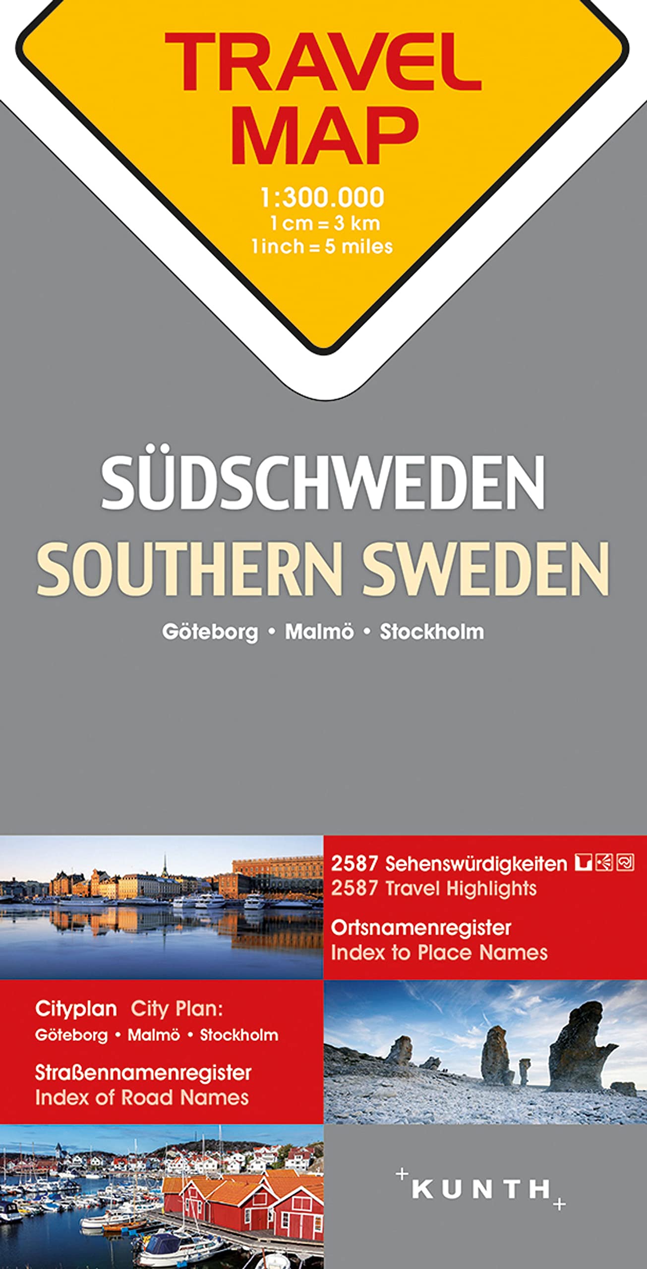 Reisekarte Südschweden 1:300.000 Leisure, Home & Garden