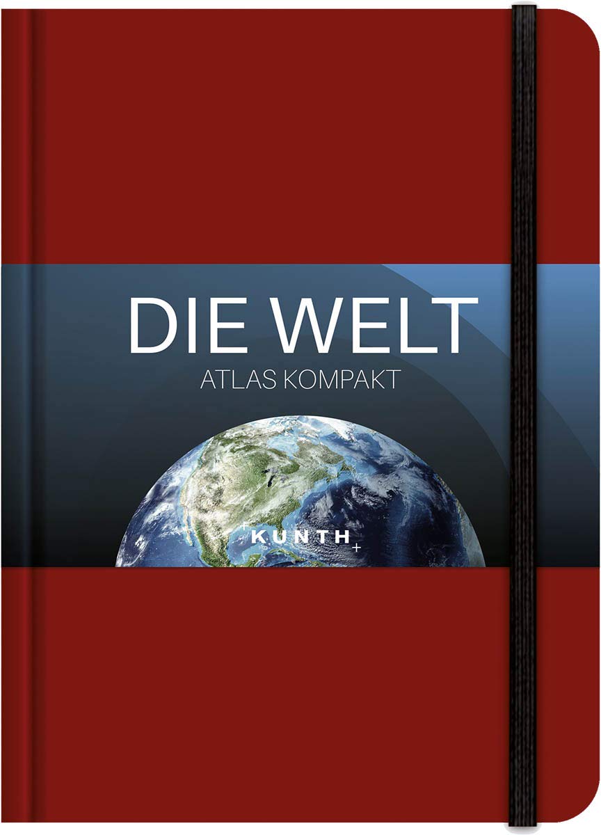 Taschenatlas Die Welt - Atlas kompakt, rot Leisure, Home & Garden