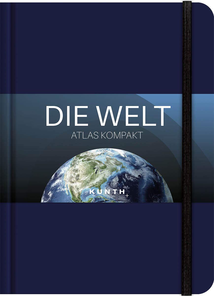 Taschenatlas Die Welt - Atlas kompakt, blau (KUNTH Taschenatlanten) Leisure, Home & Garden