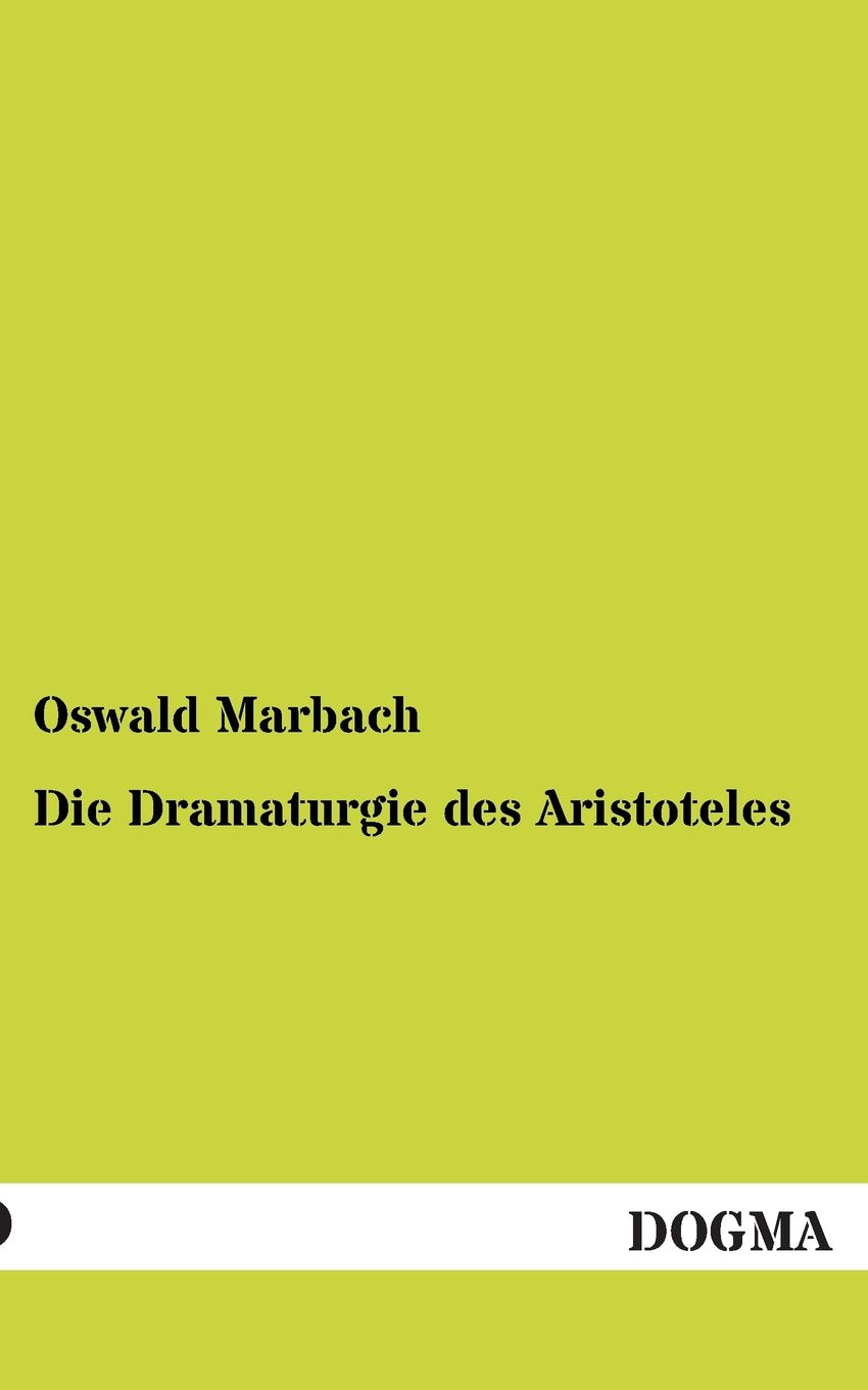 Die Dramaturgie des Aristoteles Contemporary literature