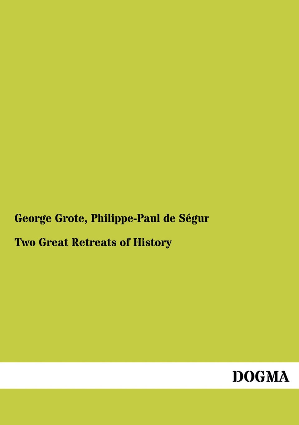 Two Great Retreats of History Social Sciences