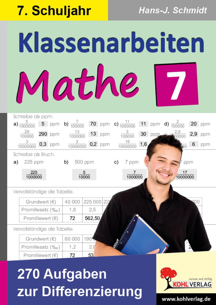 Klassenarbeiten individuell selbst zusammenstellen / 7. Schuljahr Study Guides