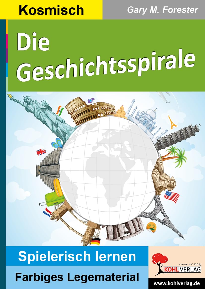 Die Geschichtsspirale: Farbige Segmente zum Ausschneiden: Farbiges Lege- und Lernmaterial (Montessori-Reihe: Lern- und Legematerial) Professional & Reference Books