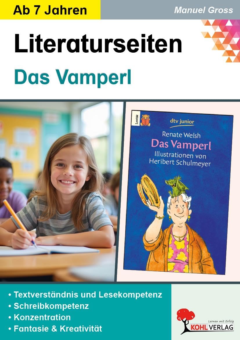 Das Vamperl / Literaturseiten: Arbeitsblätter zur kapitelweisen Aufarbeitung der Lektüre Professional & Reference Books