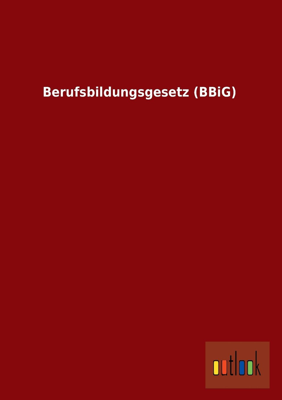 Product Image: Berufsbildungsgesetz (BBiG)