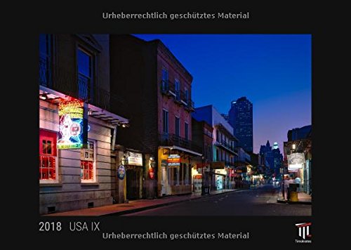 USA IX 2018 - Timokrates Wandkalender, Bilderkalender, Fotokalender - DIN A3 (42 x 30 cm) Leisure, Home & Garden