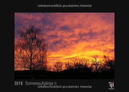Sonnenaufgänge II 2018 - Timokrates Wandkalender, Bilderkalender, Fotokalender - DIN A3 (42 x 30 cm) Leisure, Home & Garden