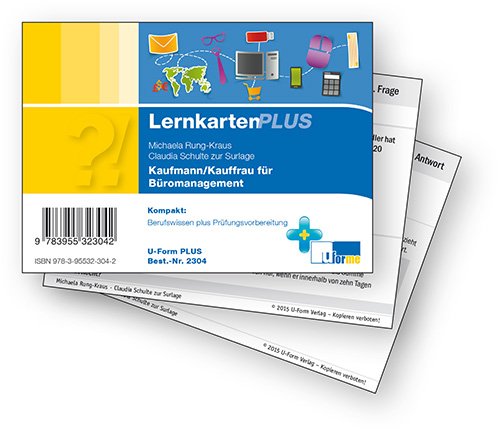 Lernkarten PLUS: Kaufmann/Kauffrau für Büromanagement: Kompakt: Berufswissen plus Prüfungsvorbereitung Business, Finance & Career