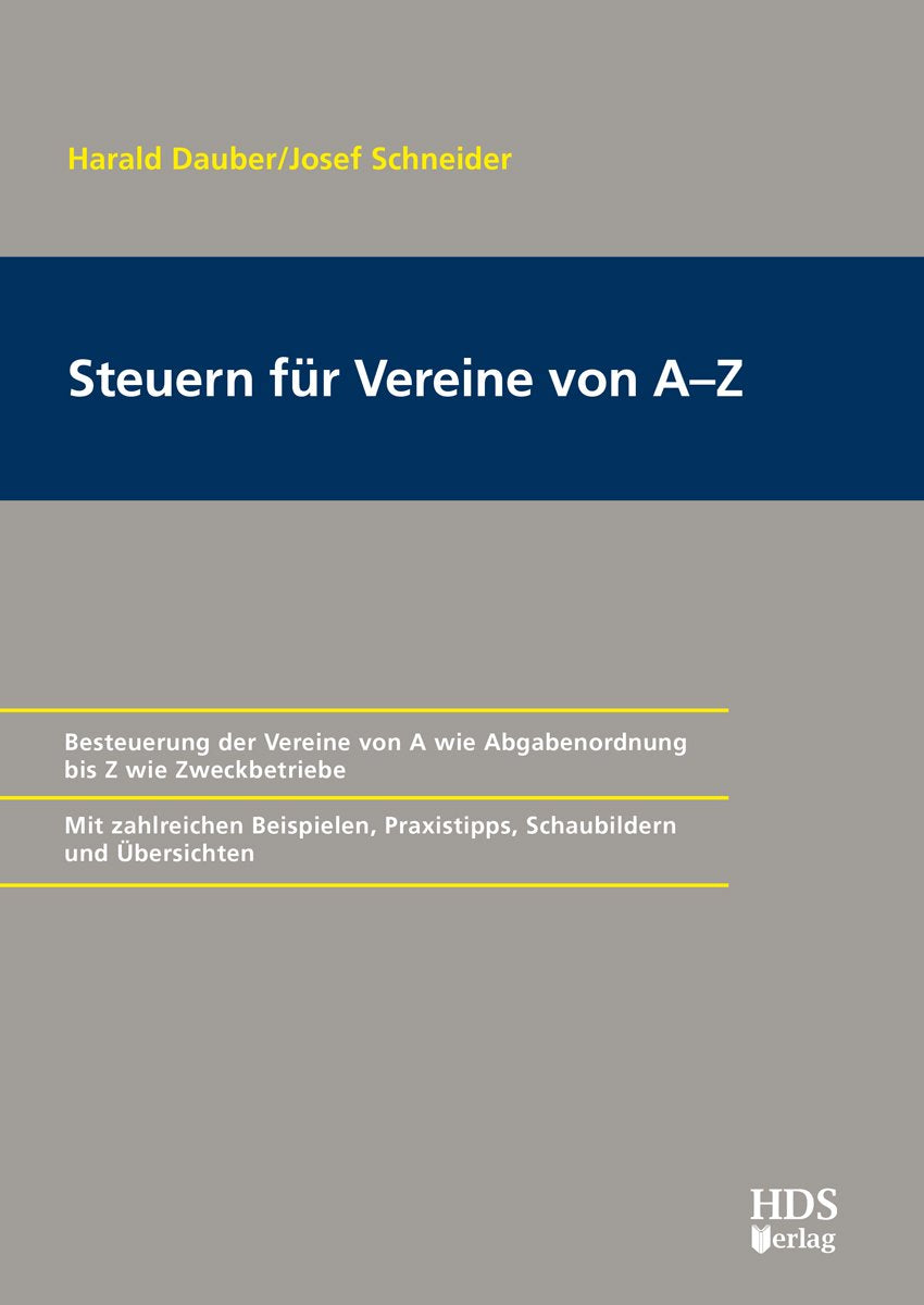 Steuern für Vereine von A-Z Law