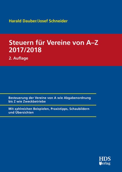 Steuern für Vereine von A-Z 2017/2018 Law
