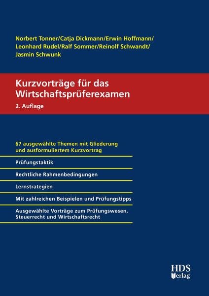 Kurzvorträge für das Wirtschaftsprüferexamen Law
