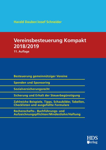 Vereinsbesteuerung Kompakt 2018/2019 Law