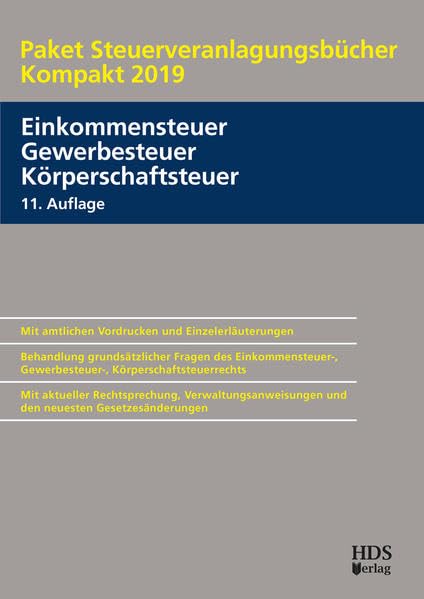 Paket Steuerveranlagungsbücher Kompakt 2019 Law