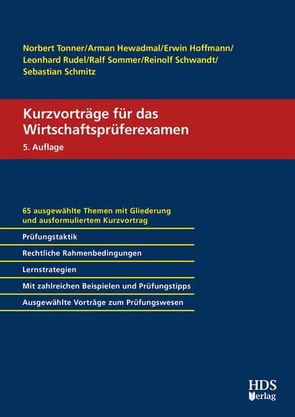 Kurzvorträge für das Wirtschaftsprüferexamen Law