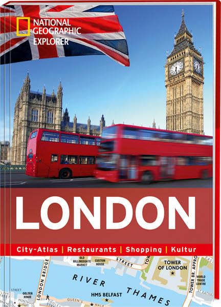 London: City-Atlas, Restaurants, Shopping, Kultur (National Geographic Explorer) Leisure, Home & Garden