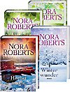 Nora Roberts Jahreszeiten-Zyklus 4er Set Frühlingsträume / Sommersehnsucht / Herbstmagie / Winterwunder Books