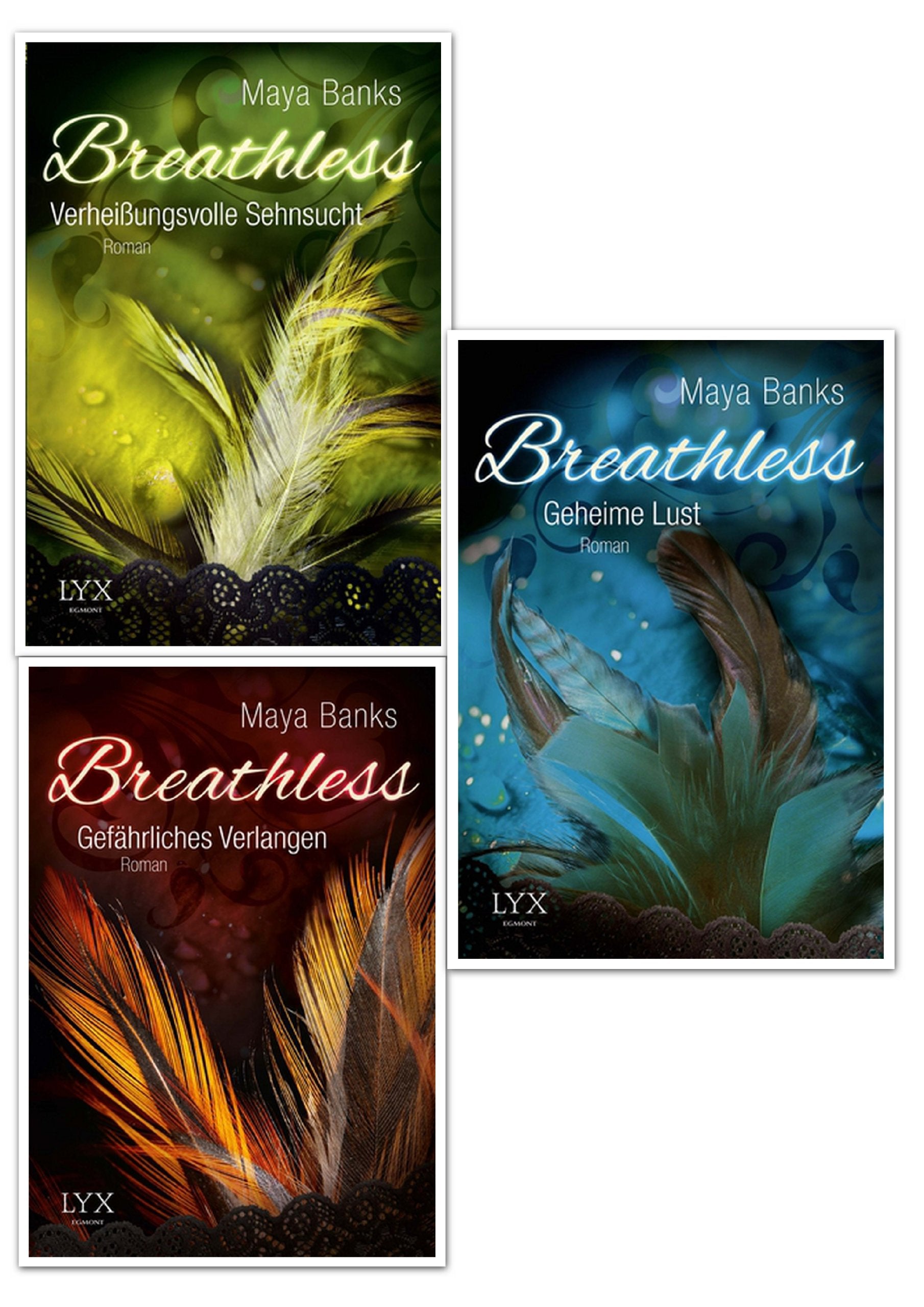 Breathless-Trilogie: Gefährliches Verlangen / Geheime Lust / Verheißungsvolle Sehnsucht Books