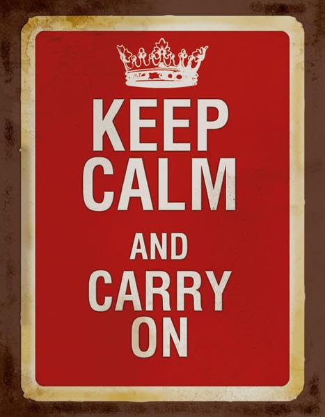 Keep calm and carry on Blankbook Living & Furnishing