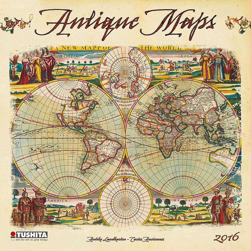 Product Image: Antique Maps 2016: Kalender 2016 (Media Illustration)