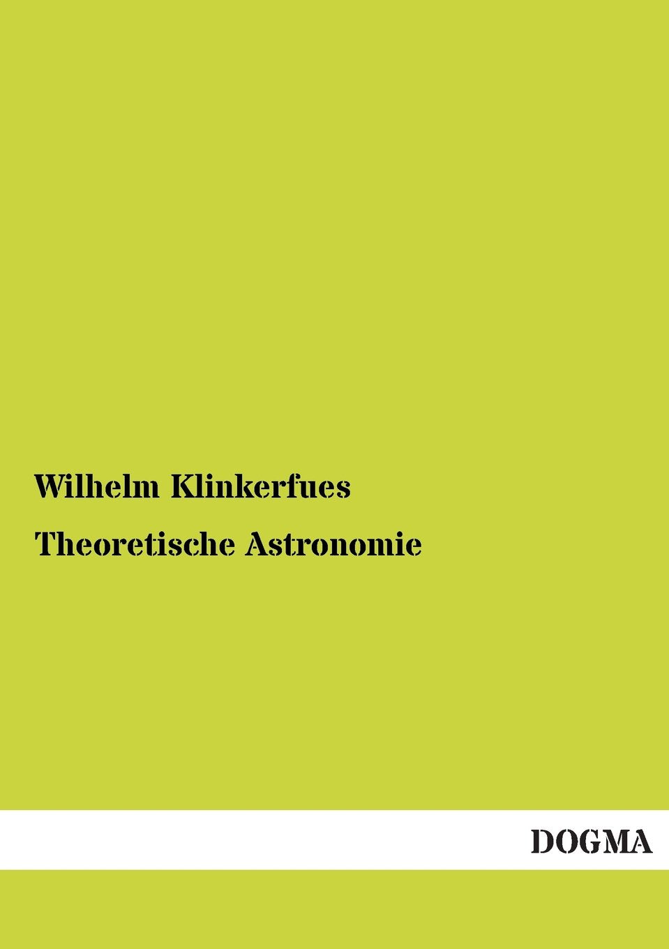 Theoretische Astronomie Natural Sciences