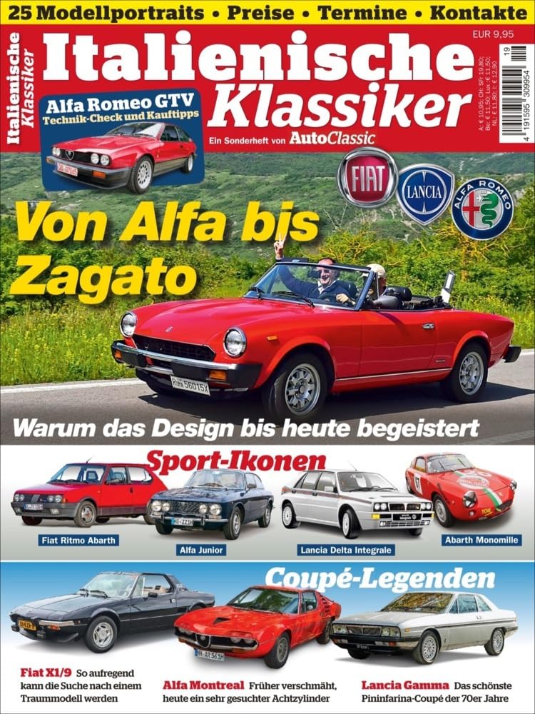 Italienische Klassiker: Auto Classic Special 19: Von Alfa bis Zagato Leisure, Home & Garden