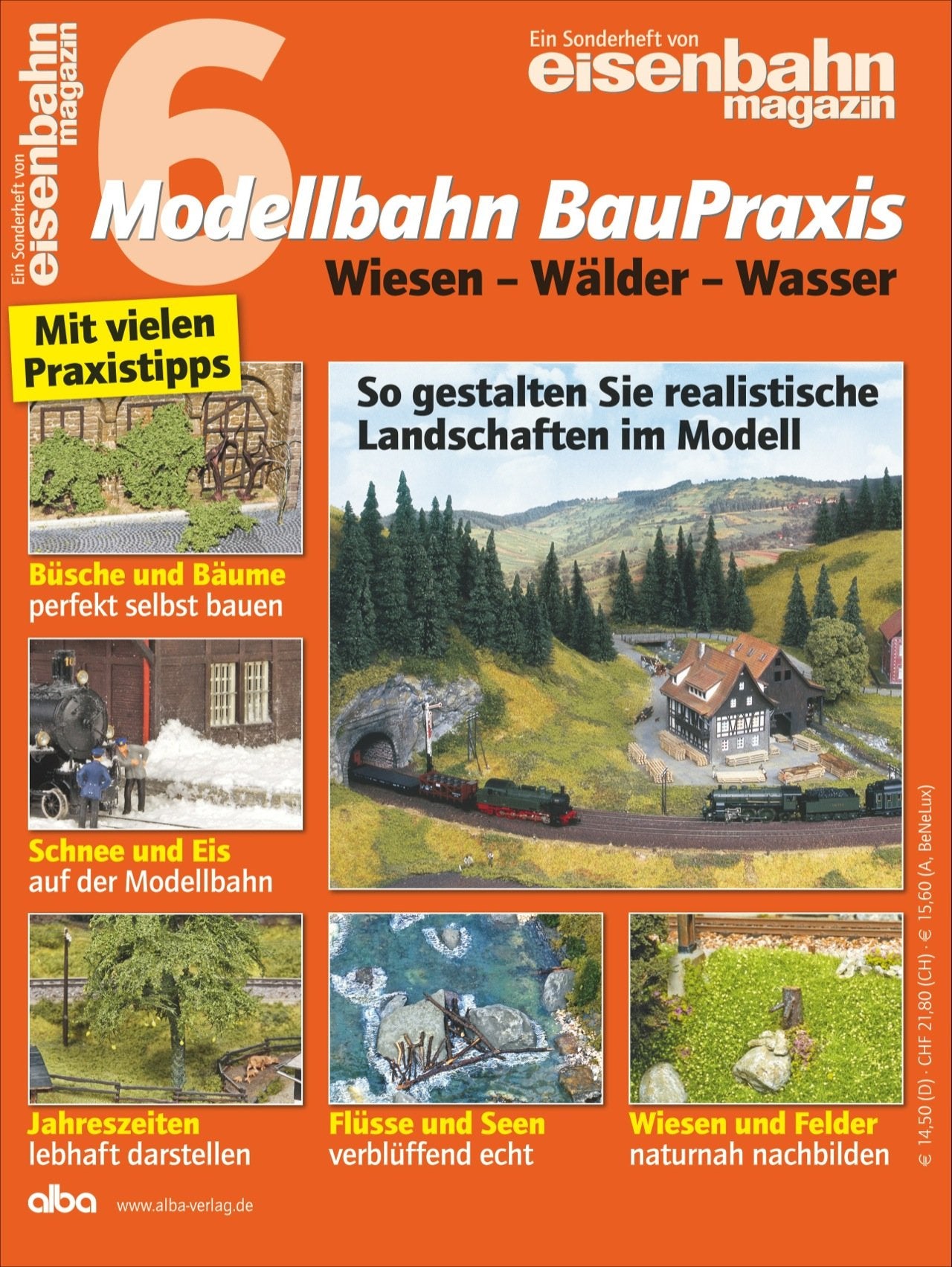 Modellbahn BauPraxis 06 Wiesen - Wälder - Wasser Leisure, Home & Garden