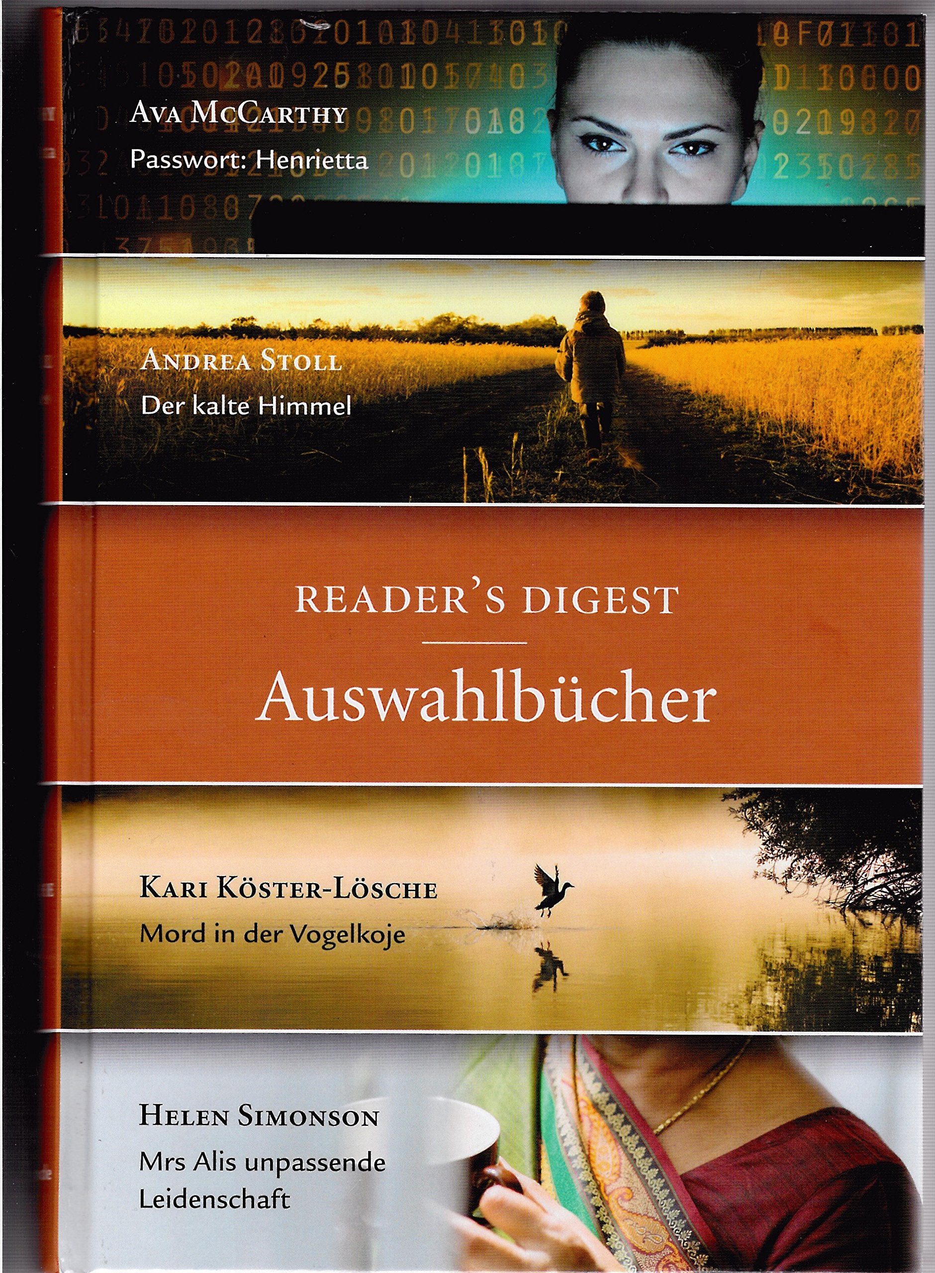 Reader`s Digest Auswahlbücher - Ava McCarthy - Andrea Stoll - Kari Köster-Lösche - Helen Simonson Books