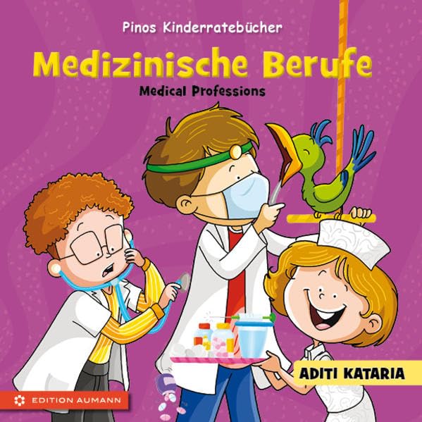 Pinos Kinderratebücher: Medizinische Berufe - Medical Professions Non-fiction