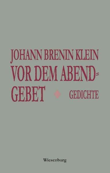 Vor dem Abendgebet: Gedichte Poetry