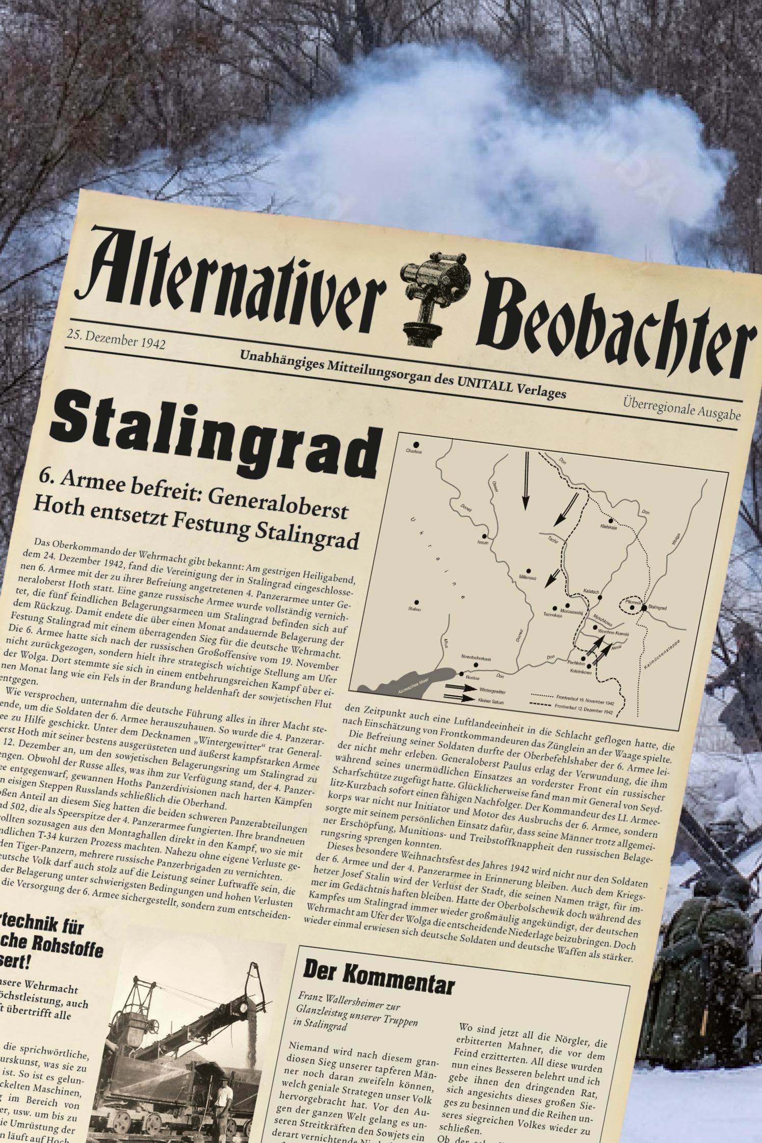 Alternativer Beobachter: Stalingrad: 6. Armee befreit: Generaloberst Hoth entsetzt Festung Stalingrad Action & Adventure