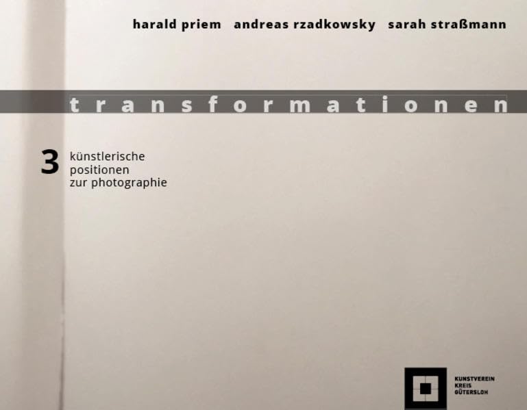 Transformation: 3 künstlerische positionen zur photographie Film, Art & Culture
