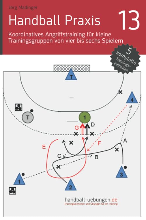 Koordinatives Angriffstraining für kleine Trainingsgruppen von vier bis sechs Spielern (Handball Praxis) Leisure & Fun