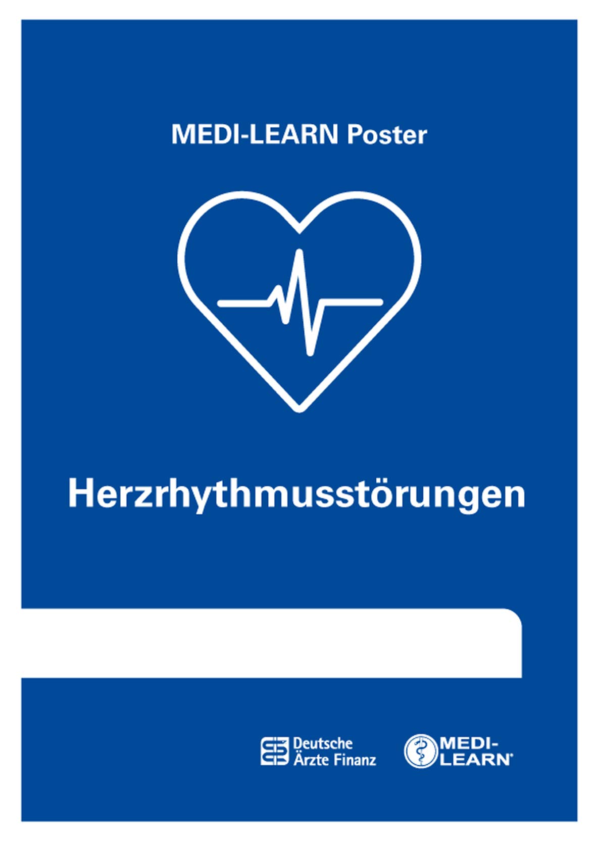 Herzrhythmusstörungen: MEDI-LEARN Poster Medicine