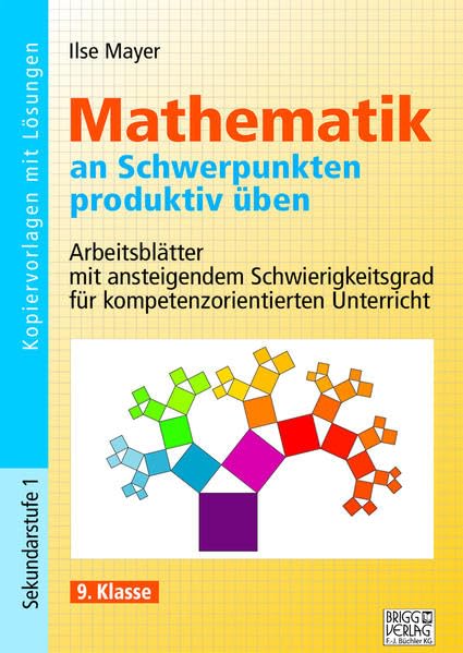 Mathematik an Schwerpunkten produktiv üben - 9. Klasse: Arbeitsblätter mit ansteigendem Schwierigkeitsgrad für kompetenzorientierten Unterricht Learning & Reference
