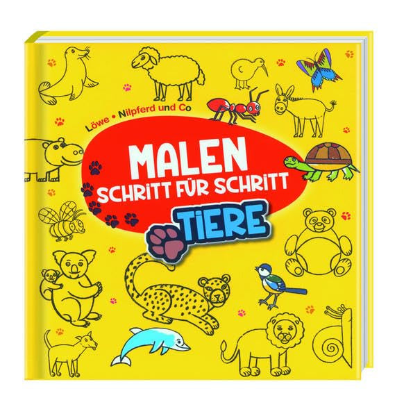 Malen Schritt für Schritt - Tiere Hobbies & Crafts