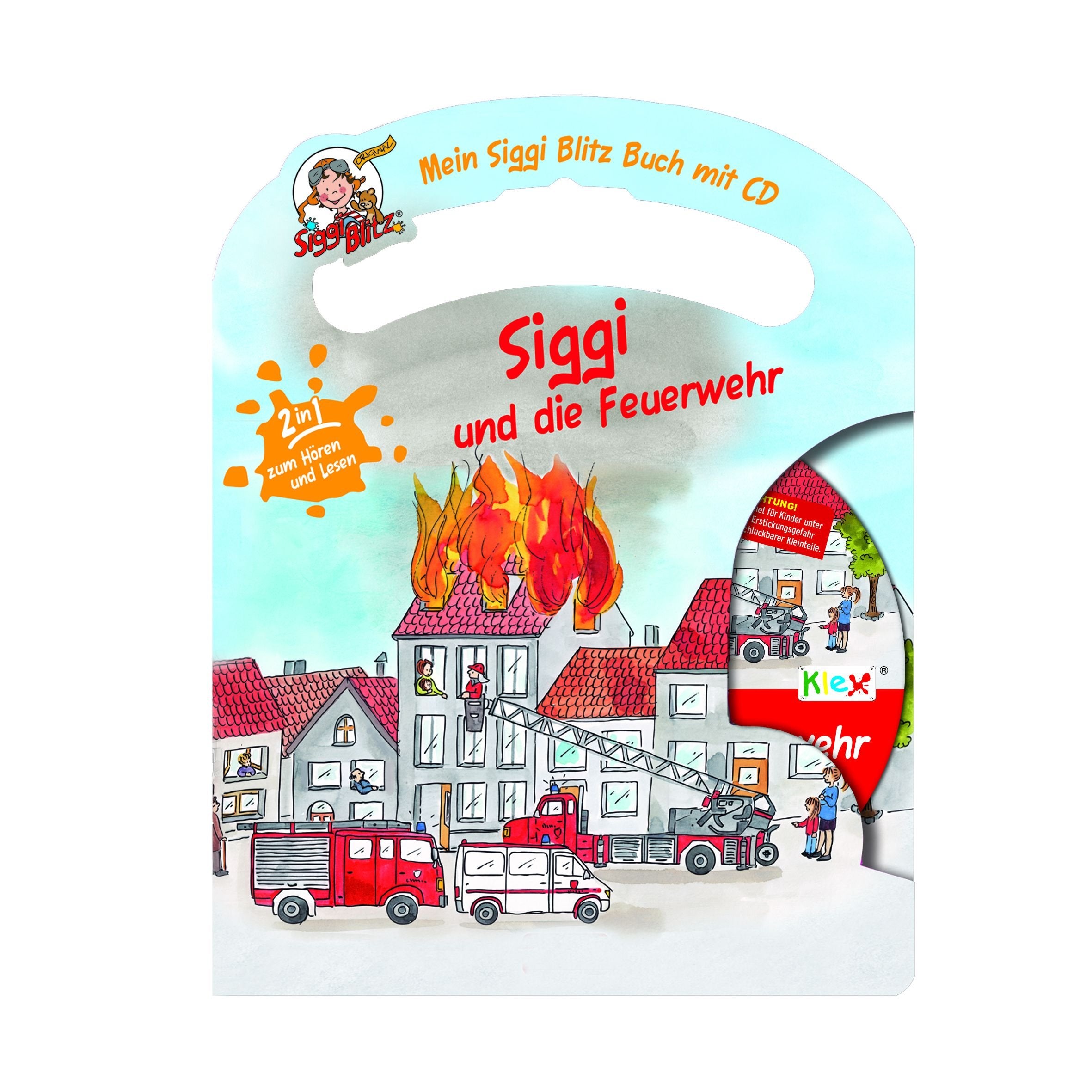 Mein Siggi Blitz Buch mit CD - Siggi und die Feuerwehr Hörspiel und Kinderbuch zum Hören und Lesen Books