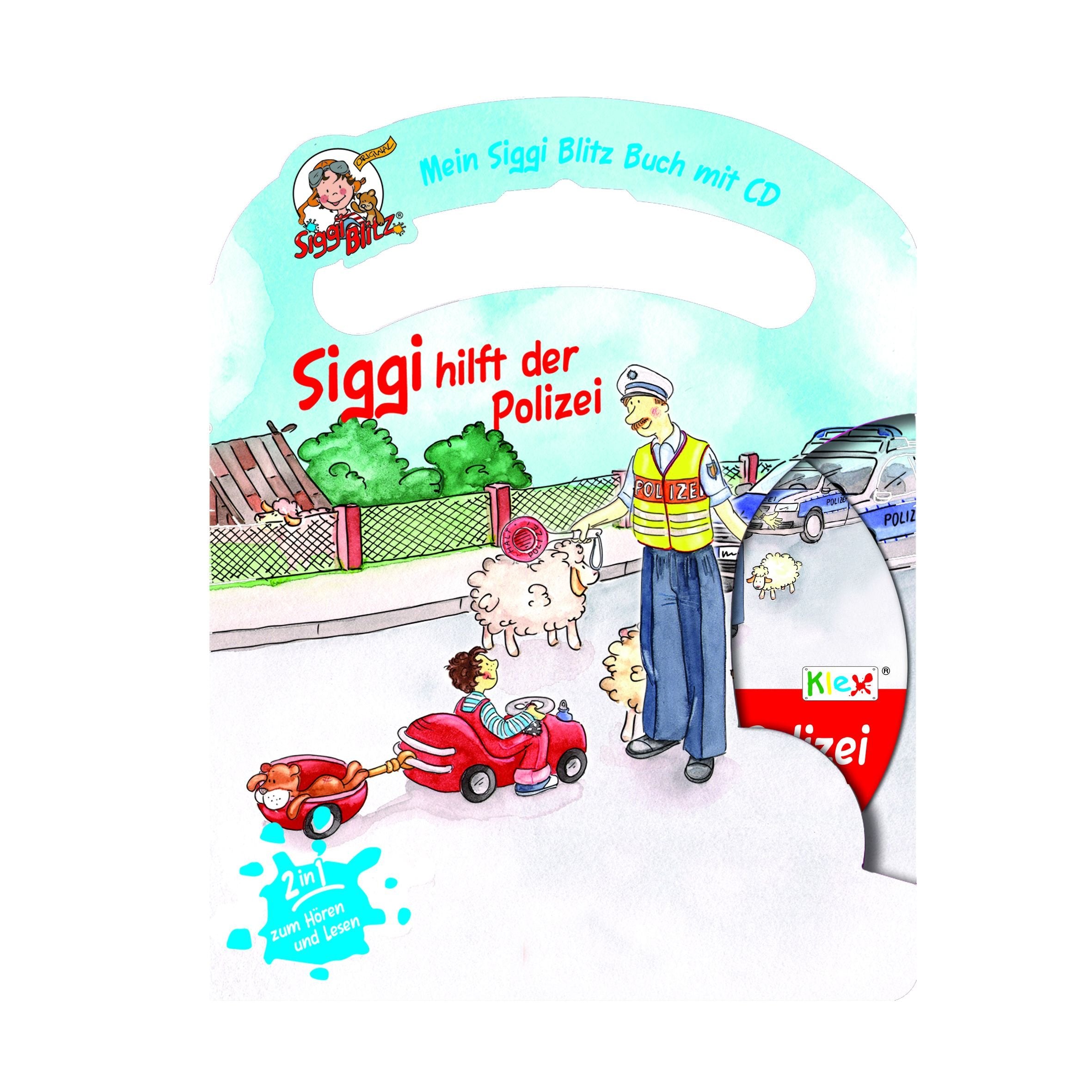 Mein Siggi Blitz Buch mit CD - Siggi hilft der Polizei Hörspiel und Kinderbuch zum Hören und Lesen Books