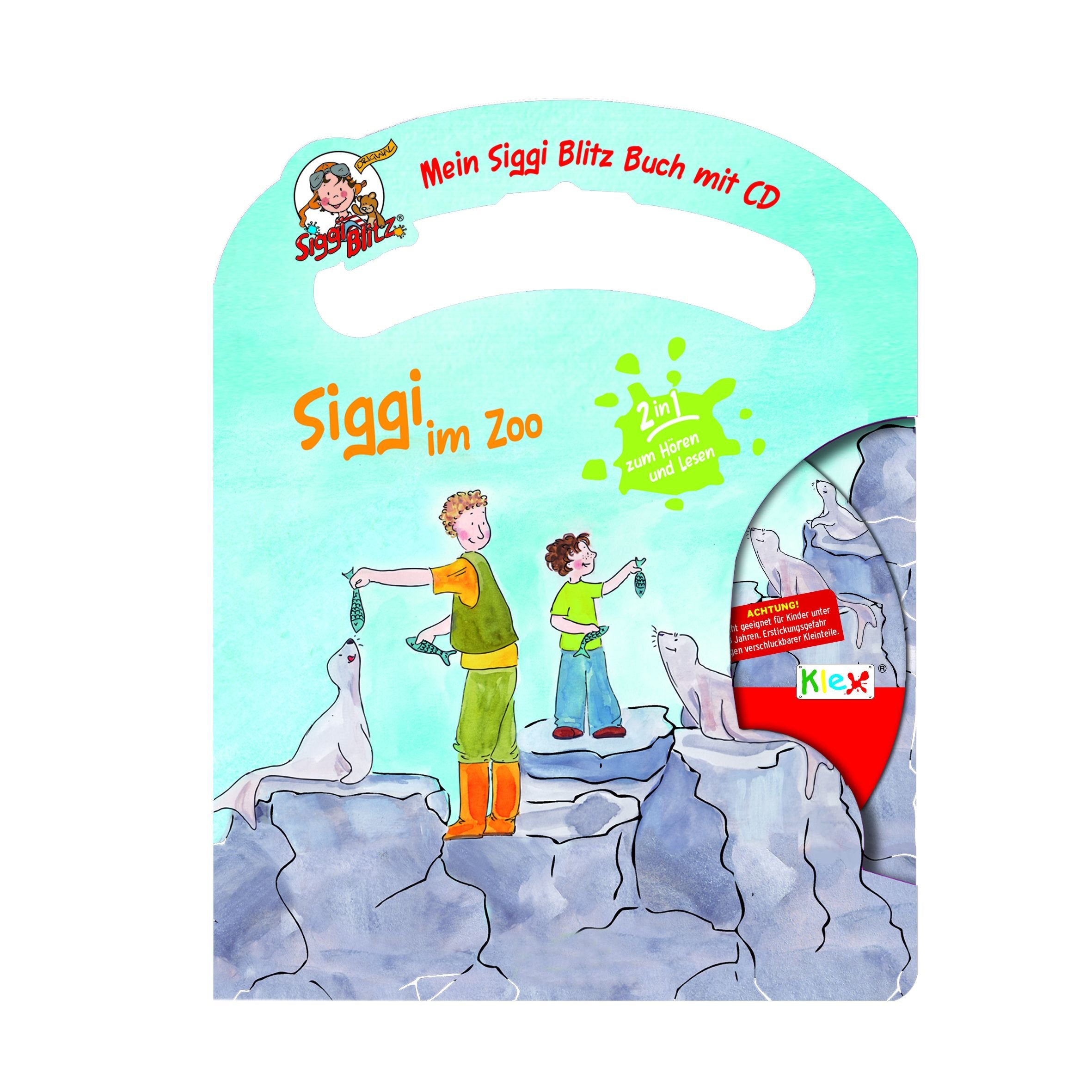 Mein Siggi Blitz Buch mit CD - Siggi im Zoo Hörspiel und Kinderbuch zum Hören und Lesen Books