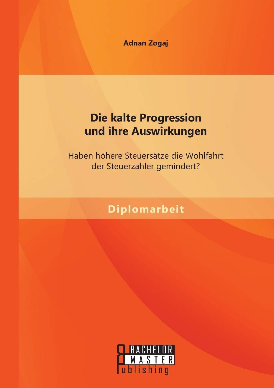 Die kalte Progression und ihre Auswirkungen: Haben höhere Steuersätze die Wohlfahrt der Steuerzahler gemindert? book