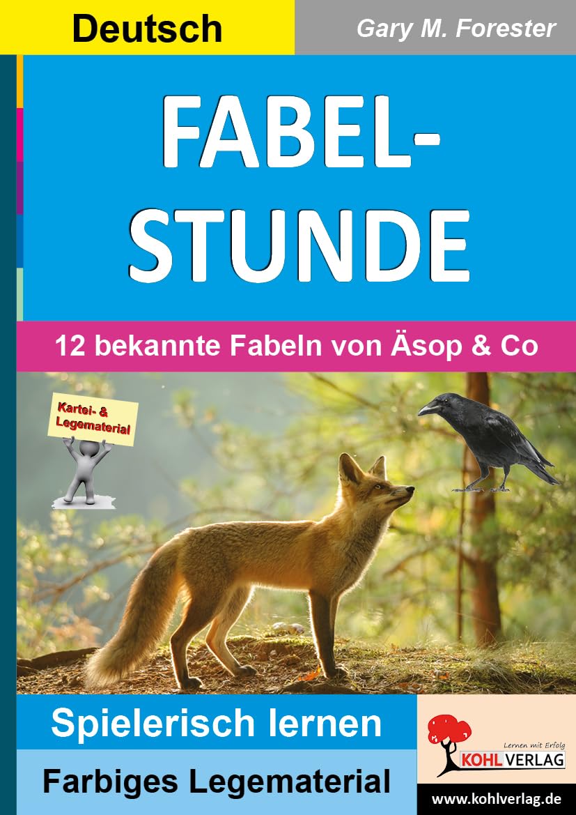 FABELSTUNDE: 12 bekannte Fabeln von Äsop & Co (Montessori-Reihe / Lern- und Legematerial) Professional & Reference Books