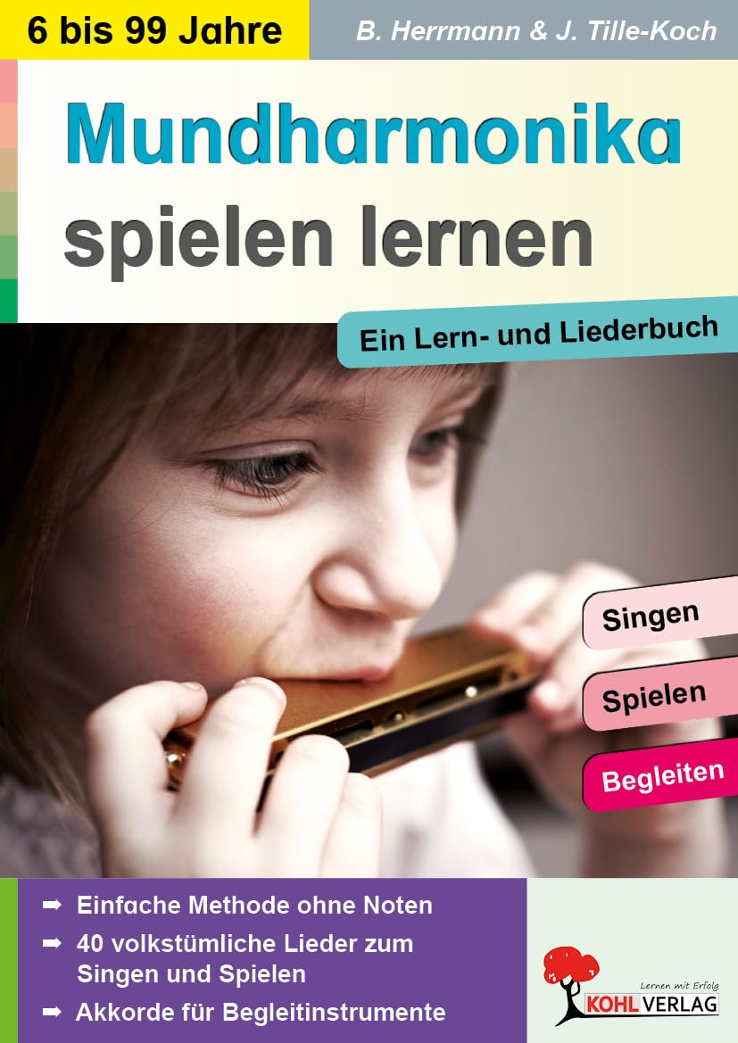 Mundharmonika spielen lernen: ... mit 40 volkstümlichen Liedern Sheet Music